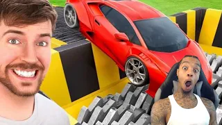 FlightReacts To MrBeast Lamborghini Vs World's Largest Shredder