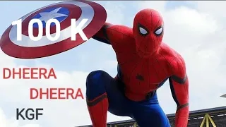 KGF Dheera Dheera Song Spider Man Version | KGF | Spiderman