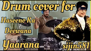 Sara Zamana Haseeno Ka Deewana |Kishore Kumar|Yaarana 1981|Amitabh Bachan| Drum Cover -Sijin Joseph