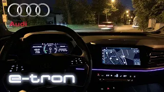 Audi Q4 | 50 e-tron quattro | POV Night Drive | Electric | Reale Fahreindrücke | Nachtfahrt