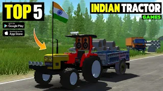 TOP 5 TRACTOR GAMES FOR ANDROID! BEST TRACTOR GAMES FOR ANDROID 2024/TOP 5 TRACTOR GAMES