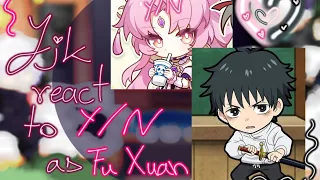 Jujutsu kaisen react to Y/N | as Fu Xuan | Yuta x y/n | #jjk #reactionvideo | ★Moon_Moon★ | ^^