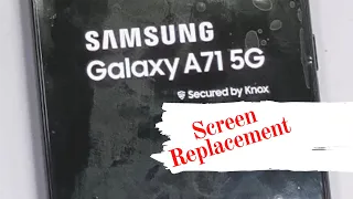 How to replace screen / lcd for Samsung galaxy A71 5G | Samsung galaxy A71 5G screen replacement