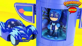 ¡El mejor video de aprendizaje de juguetes para niños con ☻PJ Masks☻ Rev n 'Rumbler Race Cars!