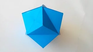 Звездчатый Октаэдр оригами, Stellate octahedron origami.