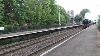 SR West Country 34046 'Braunton' on The Welsh Marches Express - Cwmbran - 14/05/24