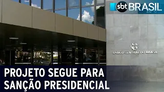 Câmara aprova texto-base do projeto que dá autonomia ao Banco Central | SBT Brasil (10/02/21)