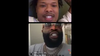 NASTY C and RICK ROSS on Instagram Live #nastyc #rickross #instagramlive