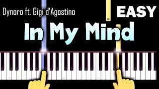 In My Mind - Dynoro & Gigi D’Agostino - EASY Piano tutorial