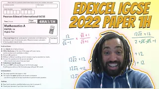 2022 Edexcel IGCSE Maths 1H Walkthrough