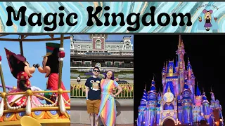 Magic Kingdom Vlog | Met Merida and Mickey | 50th Celebration Cavalcade | Enchantment Fireworks