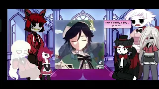 Hazbin Hotel react to Archons | Genshin Impact x Hazbin Hotel | WIP