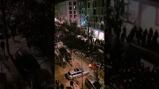 Antifa maschiert durch Berlin