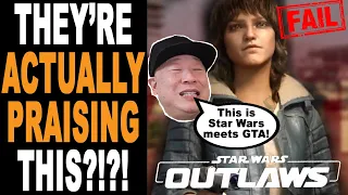 Star Wars Outlaws NPC Shills Try and FAIL to Hype Game | LOSE IT Over Criticism of Main Character