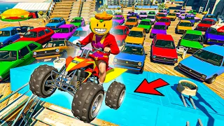 1 QUAD vs 200.000 COCHES! MI MEJOR PARTIDA!! - GTA 5 ONLINE