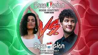 EUROVISION 2022 vs EUROVISION 2021 (The Battles)