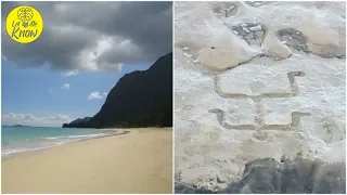 Tourists Were On A Beach In Hawaii When A 400 Year Old Secret Was Revealed Beneath The Sands