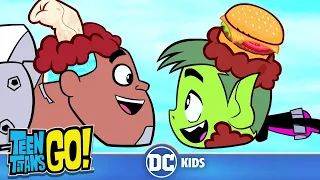 Teen Titans Go! po polsku | Walka na jedzenie! | DC Kids
