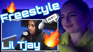 Lil Tjay - FUNK FLAX ( Full Freestyle) REACTION !!!!