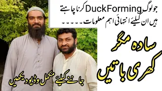 Duck forming profitable business idea | Profitable business idea in Pakistan.