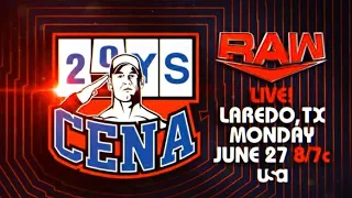 John Cena returns to RAW at June 27 2022