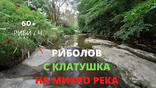 РИБОЛОВ С КЛАТУШКА НА МИКРО РЕКА (60+ Риби В Час)