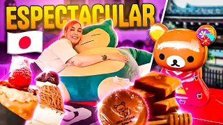 Dormimos en el HOTEL POKEMON y probamos POSTRES de Rilakkuma 🧁| Street Food | Japan Vlog