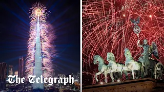 New Year's celebrations 2024: Firework displays light up major cities from Auckland to Berlin