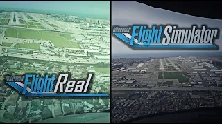 Microsoft Flight Simulator 2020 vs REAL LIFE at Los Angeles Airport | 747 Cockpit Side by Side