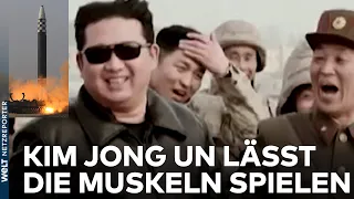 NORDKOREA: Neue Interkontinentalrakete getestet! Kim Jong Un lässt die Muskeln spielen