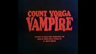 Fright Night opening for "Count Yorga:Vampire" on WOR TV9...