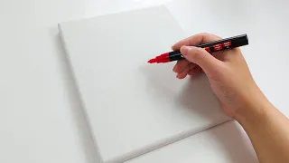 Testing new acrylic markers | Drawing a Loong with acrylic markers