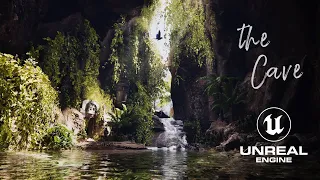 The Cave in Unreal Engine 5 | Fluid flux test