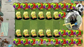 PvZ 2 - 1000 Plants Max Level Vs Hamster Ball Lawnbowl Gargantuar Zombie Level 100 - Who will win?