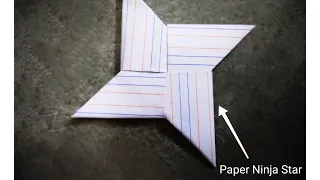 How To Make A Paper Ninja Star