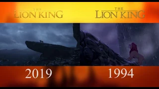 The Lion King Official Trailer Comparison 1994/2019