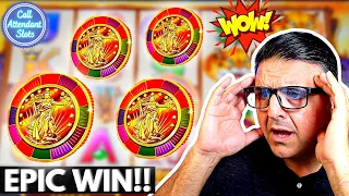 The Best Run on Buffalo Gold Revolution Slot Machine I've Ever Had! (MUST SEE!)
