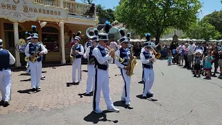 Disneyland Marching Band:  Sax vs. Trombone