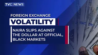 Naira Slips Against The Dollar At Official Black Markets