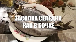 ✅ Рецепт засолки селёдки как в бочке - домашний рецепт