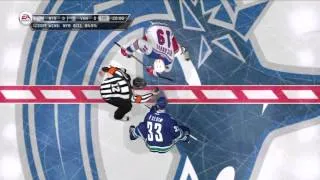 Stanley Cup Final: Canucks 4-1 Rangers (NHL 12 Gameplay)
