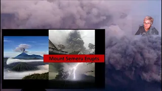 Mount Semeru in Indonesia has Erupted with the head of a Goddess