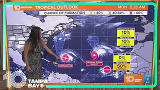 Tracking the Tropics: Hurricane Lee still Cat 3 storm; TS Margot to become hurricane | 5 a.m. Monday