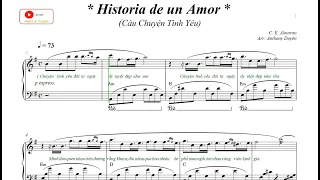 Historia de un Amor - Câu chuyện tình yêu + sheet cover piano.