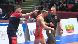 Roman Vlasov (RUS) - Bozo Starcevic (CRO). Europe championship - 2019.