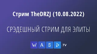 Стрим TheDRZJ (10.08.2022) - СРЭДЕШНЫЙ СТРИМ ДЛЯ ЭЛИТЫ