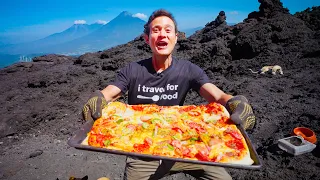 I Ate the World’s Only Volcano Pizza!! 🌋