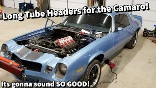 Long Tube Headers For The LS Swapped Camaro!