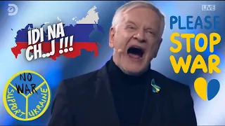 Andrzej Seweryn ostro - Russkij wojennyj korab - koncert dla Ukrainy - TVN ROK 2022