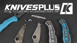 Spyderco Modification Process - Acid Wash - Regrind - "Walk-Around" - Knives Plus